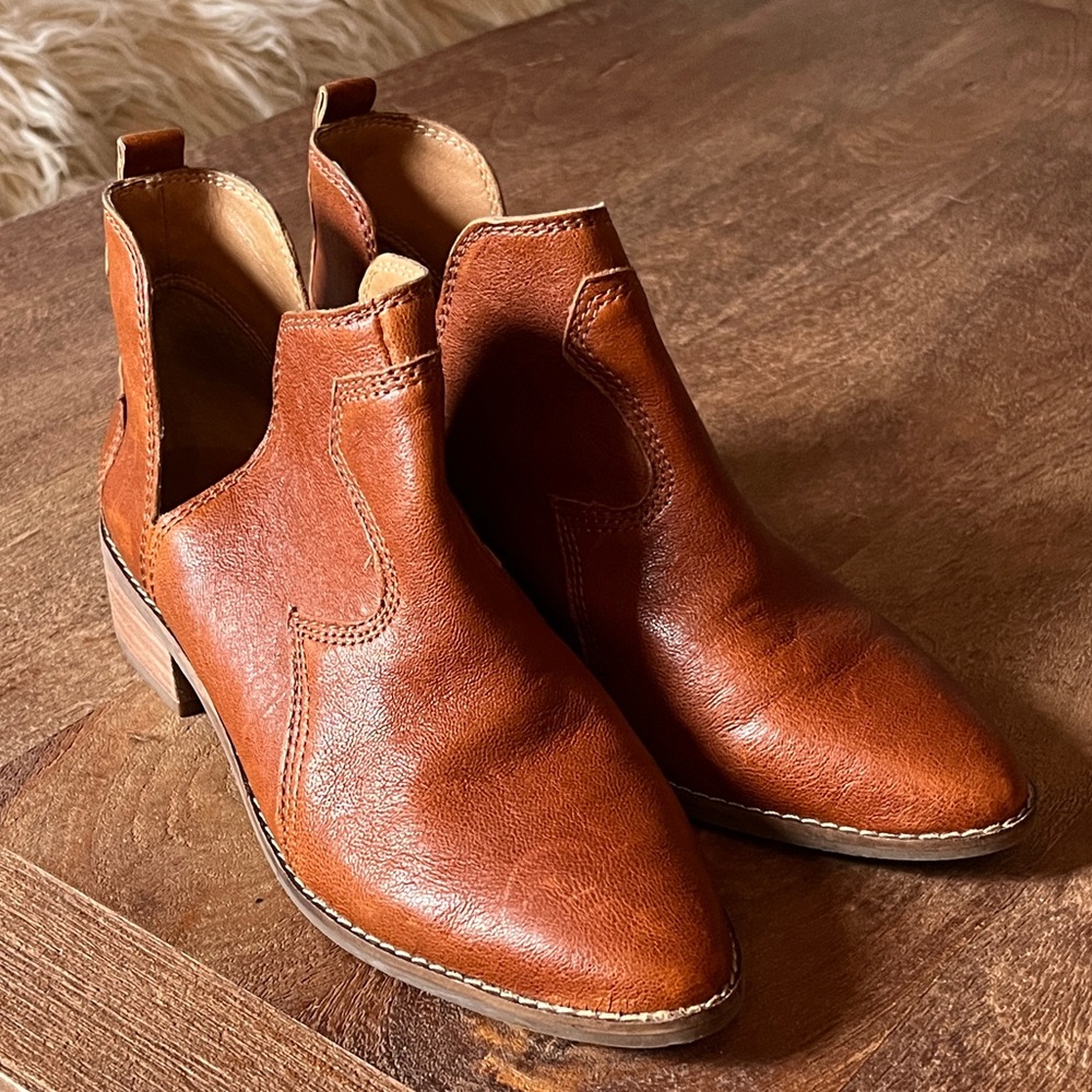Lucky Brand Leather Ankle Boots, 7